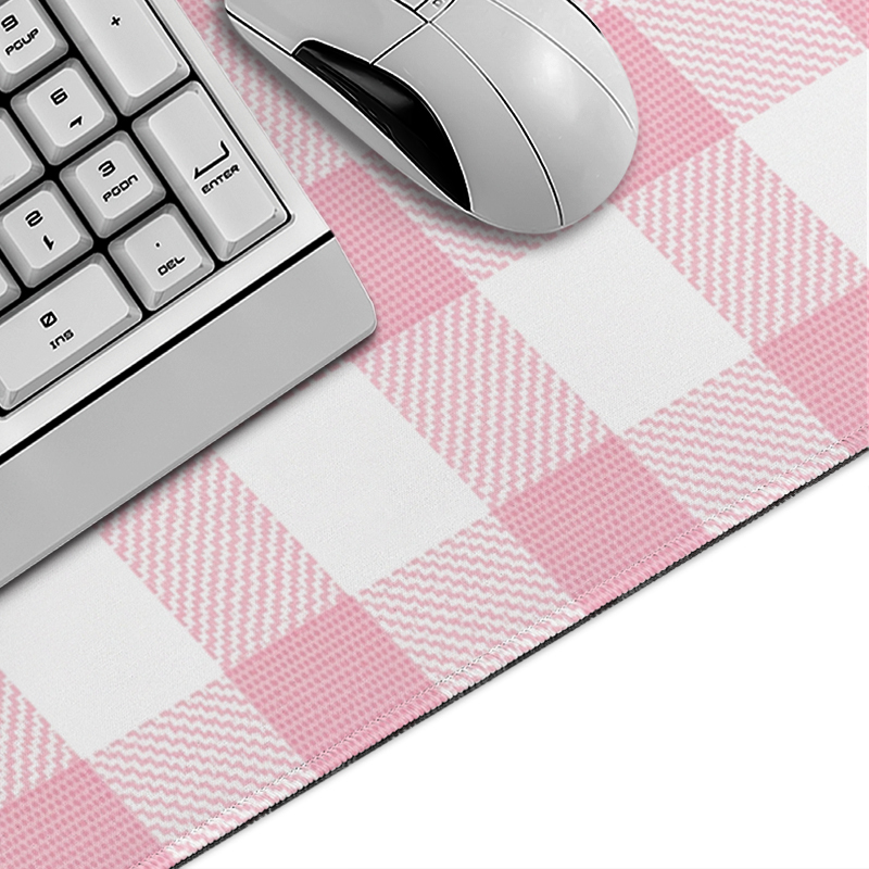 ピンクのギンガムチェック柄、ゲーミング用、特大サイズ（XL） - Pc Gaming Pink のレビューと価格